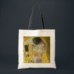 Bolsa Tote Gustav Klimt - The Biss<br><div class="desc">Kuss Beijo/Der - Gustav Klimt em 1907-1908</div>