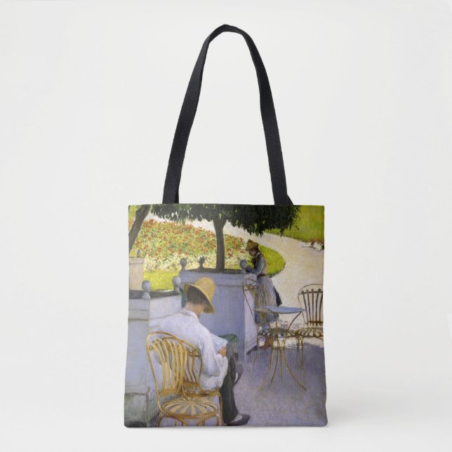 Bolsa Tote Gustave Caillebotte - As Árvores Laranja (Frente)