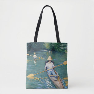 Bolsa Tote Gustave Caillebotte - Barcos no Yerres