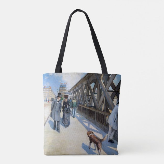 Bolsa Tote Gustave Caillebotte - Le Pont de l'Europe (Verso)