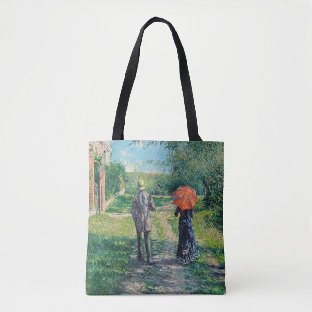Bolsa Tote Gustave Caillebotte - O Caminho Uphill (Frente)