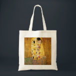 Bolsa Tote Gustavo Klimt a sacola do beijo<br><div class="desc">Gustavo Klimt a sacola do beijo. Pintura de óleo dos trabalhos de arte em canvas desde 1907-1908. O beijo é a pintura a mais conhecida de Gustavo Klimt, um trabalho bonito que representa a altura de seu período dourado. Um presente perfeito para amantes do simbolismo austríaco, Gustavo Klimt, e belas...</div>