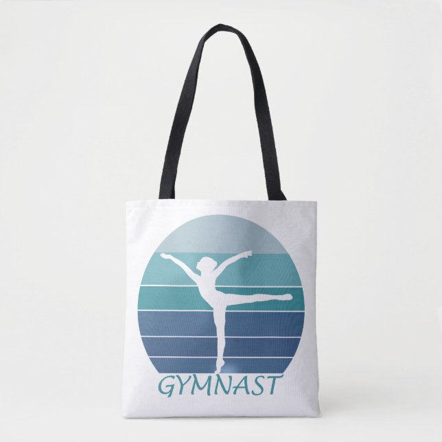 BOLSA TOTE GYMNAST... EU AMO GINÁSTICA. (Frente)