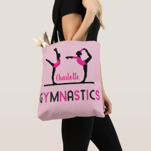 Bolsa Tote Gymnast Figures Gymnastics de garotas bonitas pers