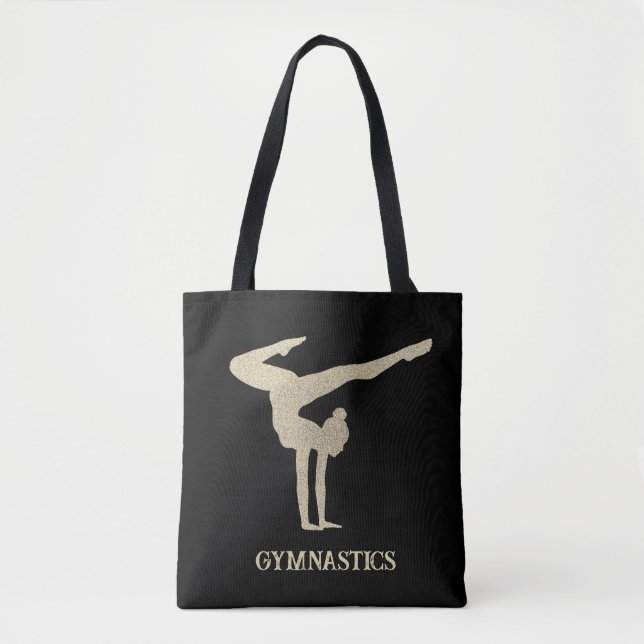 Bolsa Tote Gymnastics Fold Glitter Personalizado (Frente)