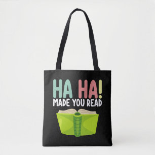 Bolsa Tote Ha Ha Fez Você Ler Professor Divertido