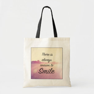 Bolsa Tote Há Sempre Razão Para Sorrir
