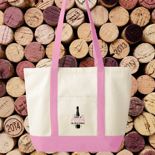 Bolsa Tote Há um Riesling para Tudo Vinho Divertido