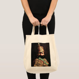 Bolsa Tote Haile Selassie Empire of Ethiopia Rastafari Bag