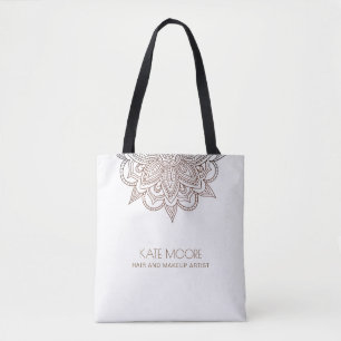 Bolsa Tote Hair Makeup Artist Mandala Lace