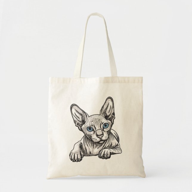 Bolsa Tote Hairless Sphynx Cat  (Frente)