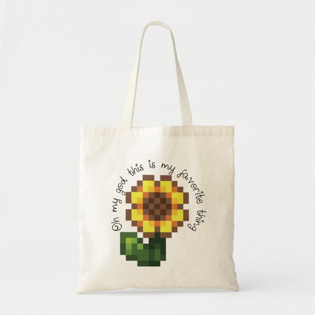 Bolsa Tote Haley Sunflower Tote Bag - Stardew Valley Inspirad (Frente)