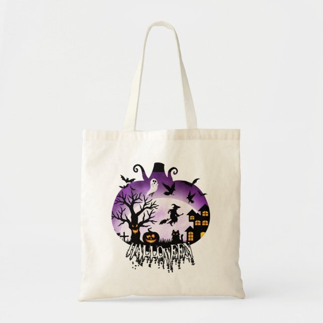 Bolsa Tote Halloween 05.bw (Frente)