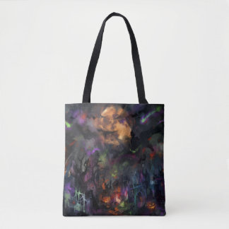 Bolsa Tote Halloween Abstrato