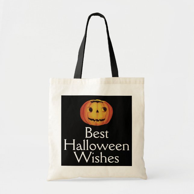 Bolsa Tote Halloween antigo, Pumpkin (jack-o-lanterno) (Frente)