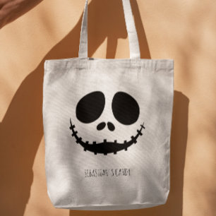 Bolsa Tote Halloween Assustador Face Simples Moderno