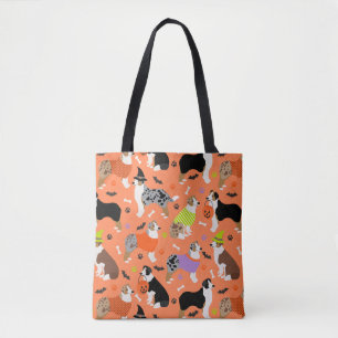 Bolsa Tote Halloween Australian Shepherd