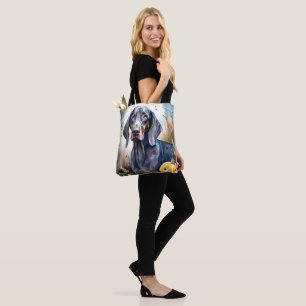 Bolsa Tote Halloween Bluetick Coonhound Com Pumpkins Assustad