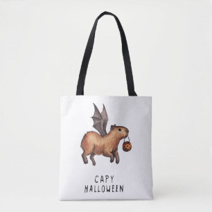 Bolsa Tote Halloween Capybara