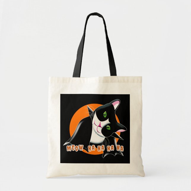 Bolsa Tote Halloween Cat (Frente)
