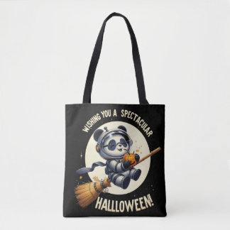 Bolsa Tote Halloween Cósmico: Astronauta de Panda Goza de Abó