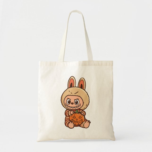 Bolsa Tote Halloween Cute Labubu (Frente)