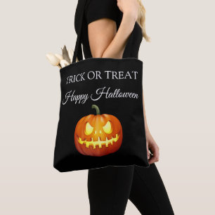 Bolsa Tote Halloween Cute Scary Spooky Moderno Pumpkin