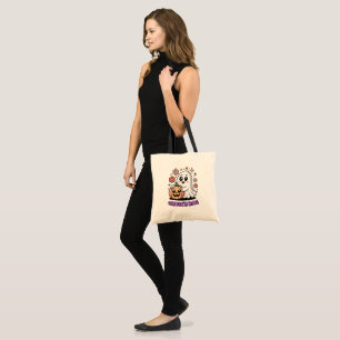 Bolsa Tote Halloween de abraço de abraçadores de abraços de a