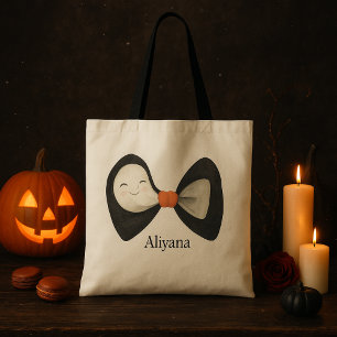 Bolsa Tote Halloween de Fantasma Ghost de Bonito de Arco Pers