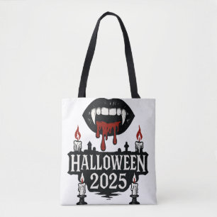 Bolsa Tote Halloween de vampiro gótico
