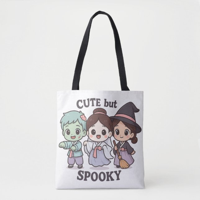 Bolsa Tote Halloween do Horror Chibi 2025 (Frente)