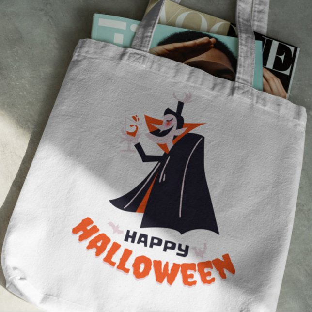 Bolsa Tote Halloween Dracula Vampire Tote Bag (Criador carregado)