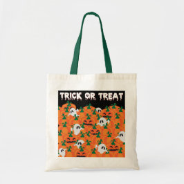 Bolsa Tote Halloween Fantasmas Assombrados Pumpkin Patch Gran