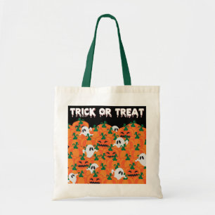 Bolsa Tote Halloween Fantasmas Assombrados Pumpkin Patch Gran