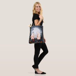 Bolsa Tote Halloween Ghost Dancing