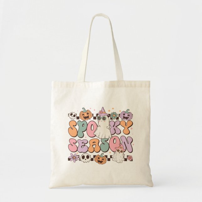 Bolsa Tote Halloween Ghosts Spooky Season (Frente)