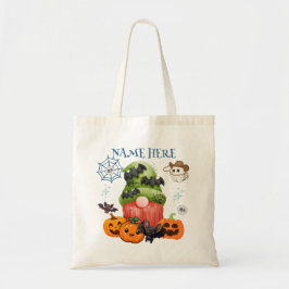Bolsa Tote Halloween Gnome Bat Candy Tote Bag