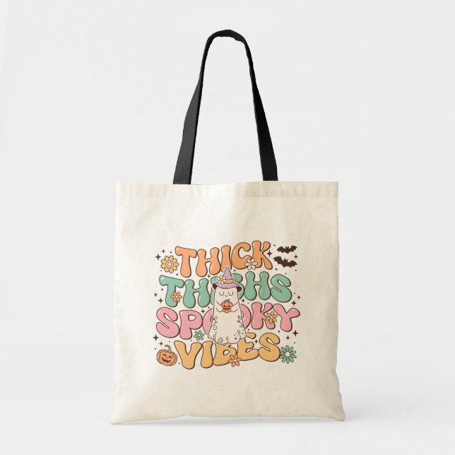 Bolsa Tote Halloween Humor Spooky (Frente)