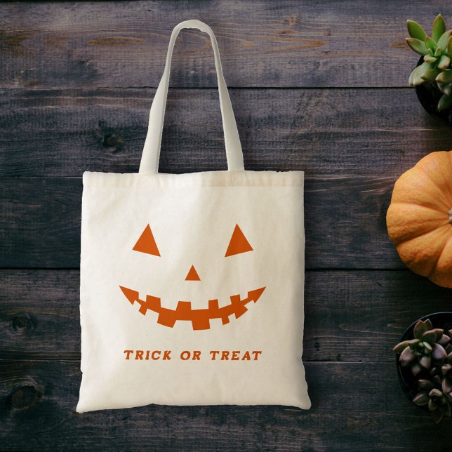 Bolsa Tote Halloween Jack O Lanterna Silhouette Tote Bag (Halloween Jack O Lantern Silhouette Tote Bag)