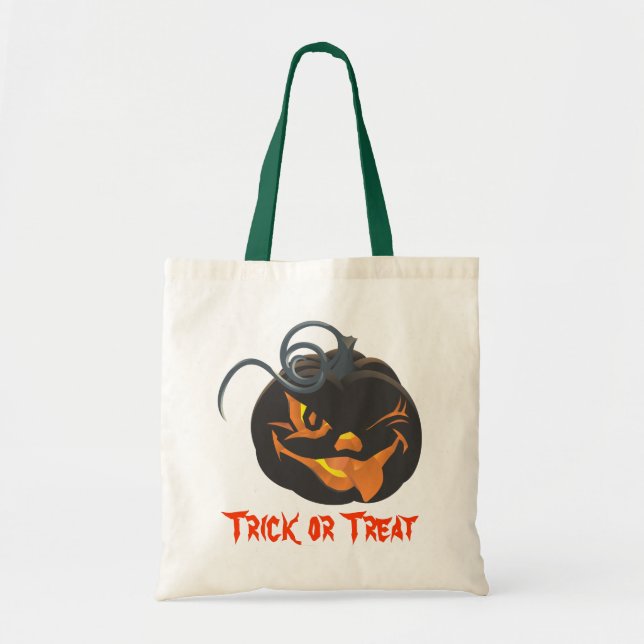 Bolsa Tote Halloween Jack o lanterno Bag (Frente)