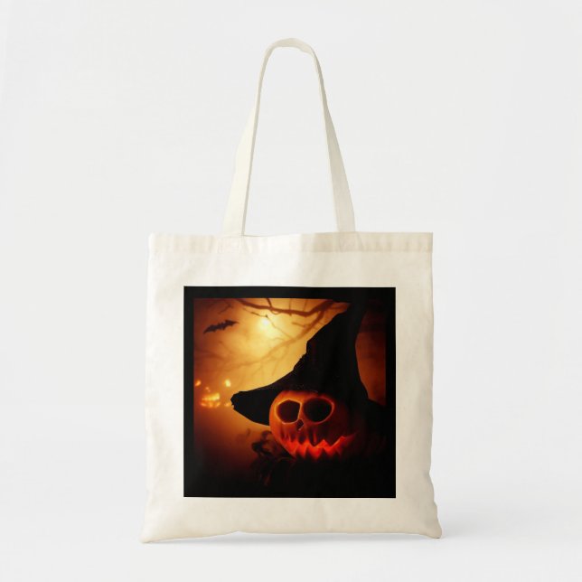 Bolsa Tote Halloween - Jack O'Lanternas 1 (Frente)