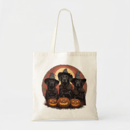 Bolsa Tote Halloween Labrador Retriever Cachorros Bruxos