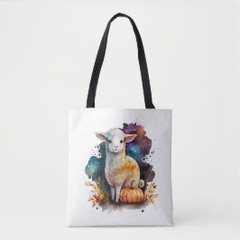 Bolsa Tote Halloween Lamb Pumpkin