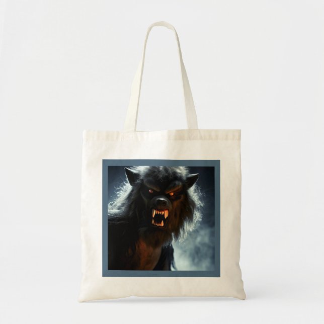 Bolsa Tote Halloween - Lobisomem 1 (Frente)
