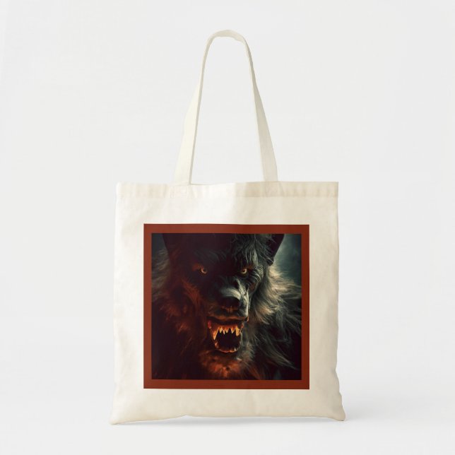 Bolsa Tote Halloween - Lobisomem 3 (Frente)