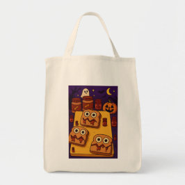 Bolsa Tote Halloween P&J Sandwich Design