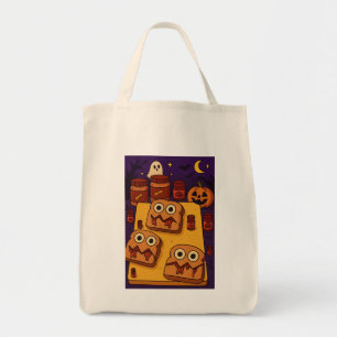 Bolsa Tote Halloween P&J Sandwich Design