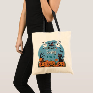 Bolsa Tote Halloween personalizado - Loot assustador de Olivi