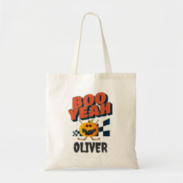 Bolsa Tote Halloween Personalizado Moderno de Hockey com Truq