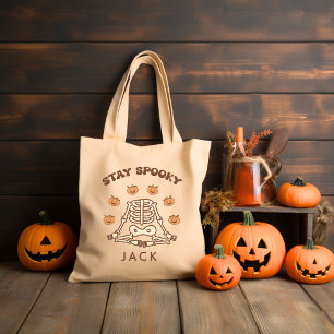 Bolsa Tote Halloween Personalizado Retro Groovy